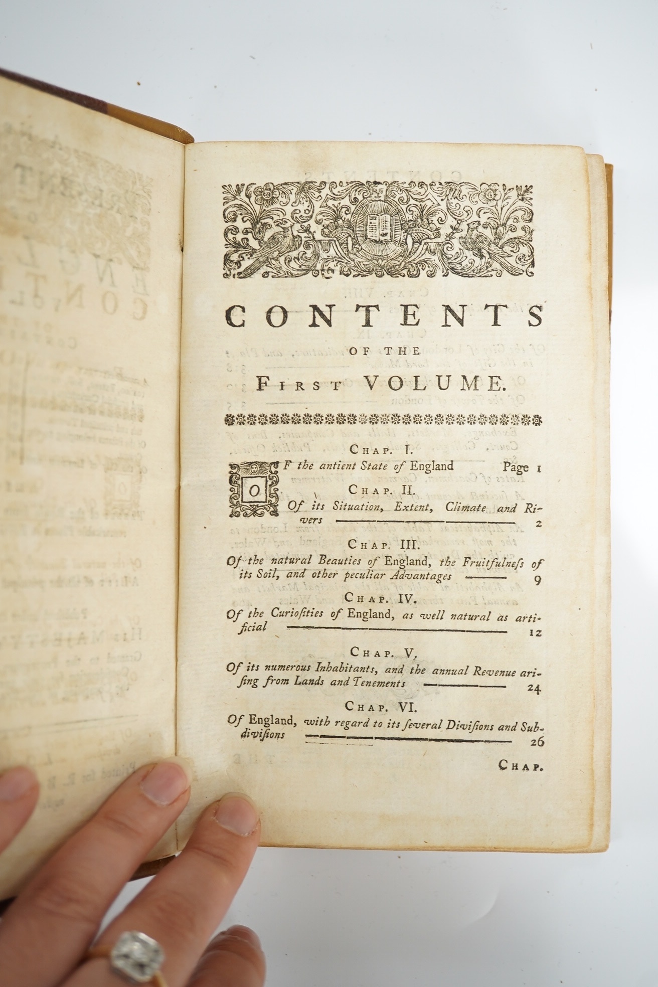 The Traveller's Pocket Book: or, Ogilby and Morgan's Book of Roads improved and amended ... the second edition, corrected. folded map (pictorial engraved title and a reference key with cartouche surround); newly rebound